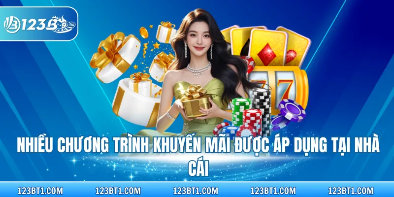 Nhiều chương trình khuyến mãi được áp dụng tại nhà cái